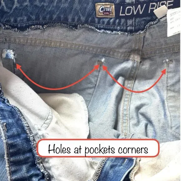 Cruel Girl Low Rise Bootcut Jeans Mid Wash Western 13R Mid Wash Cowgirl Rodeo - Picture 4 of 13